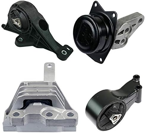 K2988 Engine Motor & Transmission Mount Kit 4PCS Compatible with Fits 2012-2016 Cadillac SRX 3.6L FWD Automatic | A5714 A5530 A5502 A5676