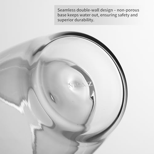 Mugs de vidrio de pared doble 16oz 2 pack NIRA.Z miniatura 2