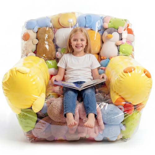 Stuffed Animal Storage Bean Bag Chair for Kids
