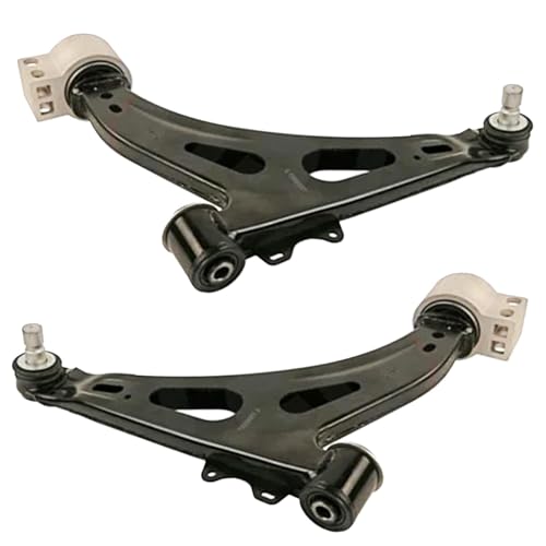 Image of Detroit Axle - 8pc Front End Control Arms Kit for 2014-2019 Chevrolet Impala, 2 Lower Control Arms with Ball Joints Assembly 4 Outer Inner Tie Rods 2 Sway Bars 2015 2016 2017 2018 Replacement