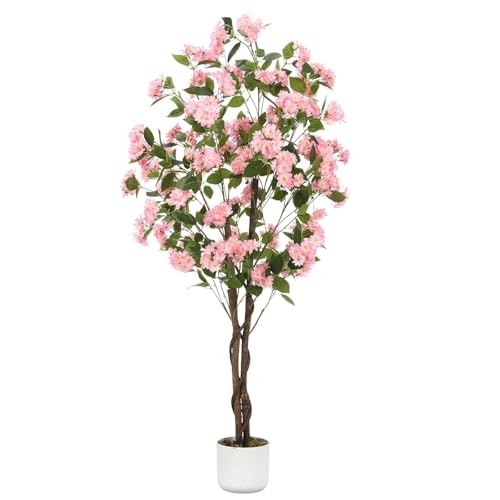 5FT Artificial Osmanthus Tree in Pot - Realistic Faux Plant