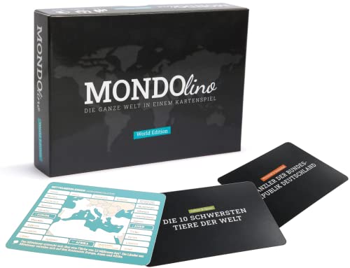amatho Wissensspiel Mondolino World Edition – Lernspiel & Quiz für...