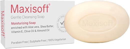 Maxisoft Moisturizing Soap | For Soft Hydrate &amp; Nourished Skin | Paraben Free &amp; Sulphate Free | For Men &amp; Women | For all ...