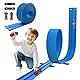 Autorennbahn Rennbahn 4.5M für Hot Wheels, Flexible Rennstrecke Auto Autorennbahn Rennbahn Spielzeug ab 3 4 5 6 Jahre,Rollt Auf Tragbare Dual Rennstrecke Bahn für 1/64th Autos