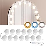 Personnalisez votre éclat avec 3 températures de couleur : Découvrez l'éclairage parfait pour tous vos looks de maquillage avec nos lumières pour miroir de maquillage offrant 3 températures de couleur réglables : Blanc chaud (3000K), Lumière naturelle (4000K) et Blanc froid (9000K). Passez facilement d'une lueur douce et chaude à une lumière vive et nette pour garantir une application de maquillage parfaite à chaque fois.