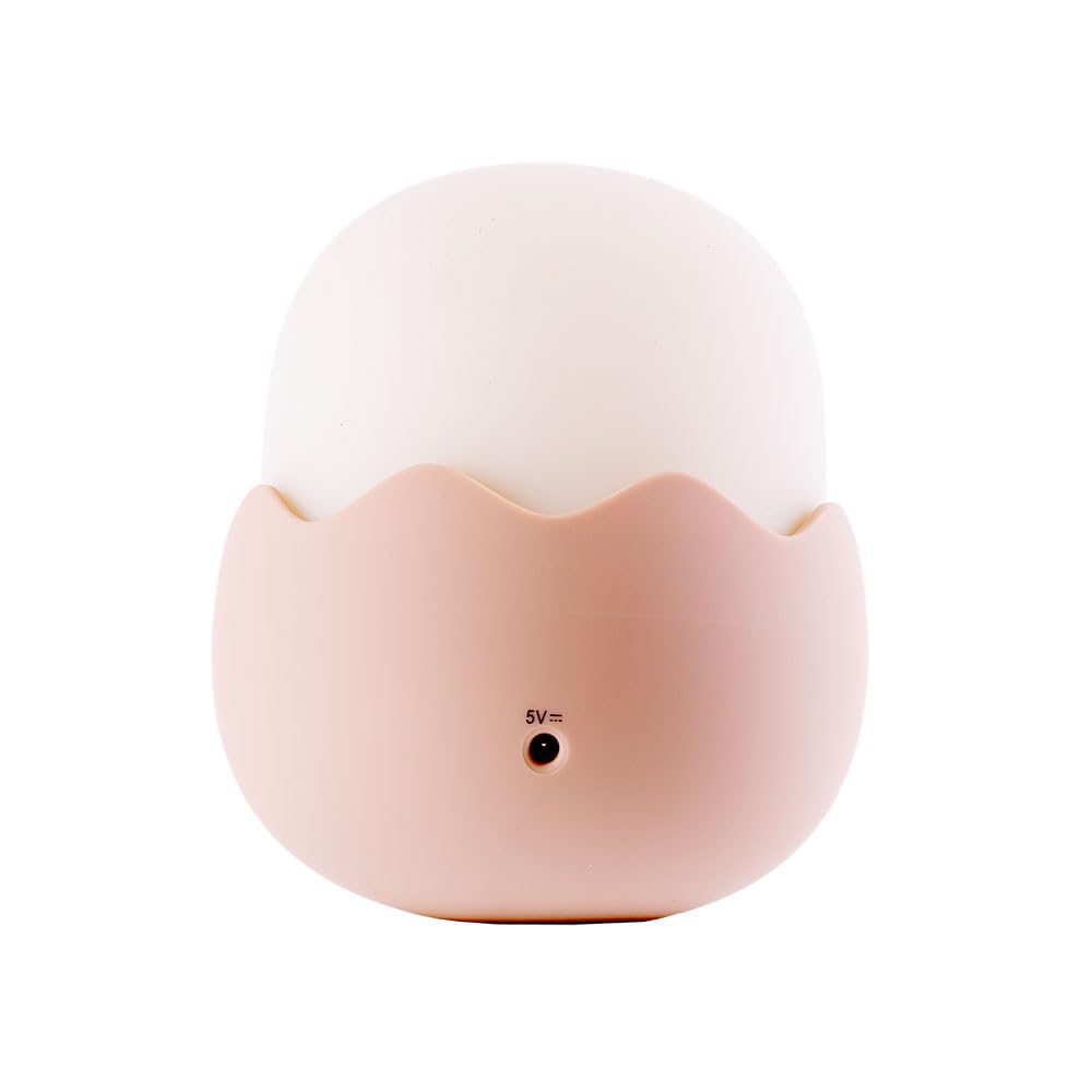Lampara nocturna de mesa LED Infantil quitamiedos y recargable "Chicken" | Greenice