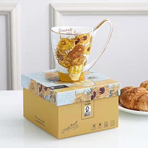 Mug Ceramic Novelty Coffee Mugs 16 oz Creative Art Give Van Gogh Lovers Unique Gifts