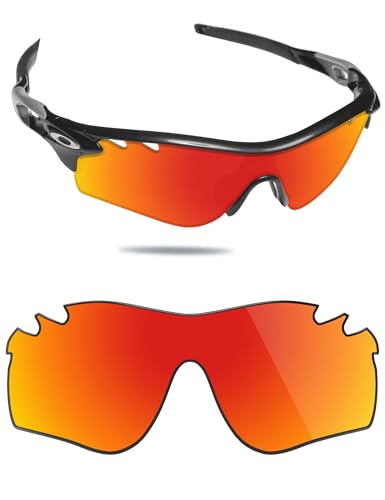 Image of Fiskr Polarized Lens Replacement Compatible with Oakley RadarLock Path Vented OO9181 Sunglass, Impact Resistant&Perfect Fit