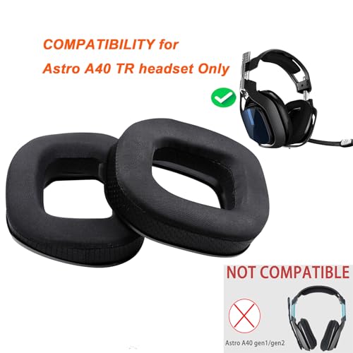 A40 TR Cooling Gel Replacement Ear Pads para Astro A40TR - Cojines de Tela con Gel Refrigerante y Aislamiento de Ruido miniatura 3