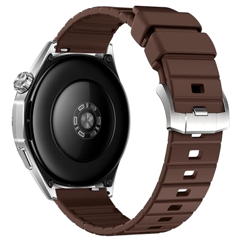 Image of 22mm Strap Compatible with Huawei Watch GT 6 Pro GT6 GT5 GT4 46mm Quick Release 22mm Fluororubber Watch Band for Amazfit bip 6 /Garmin Venu 4 45mm /Forerunner 265 /255 Bands (NO WATCH)