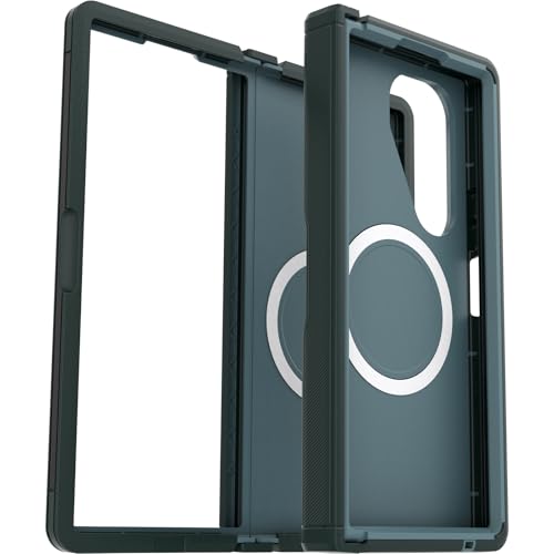Cover Defender Pro Series XT con Magneti per Samsung Galaxy Z Fold7 resistente a shock e cadute cover ultra robusta testata 4x norme MIL-STD 810G per telefoni pieghevoli Verde