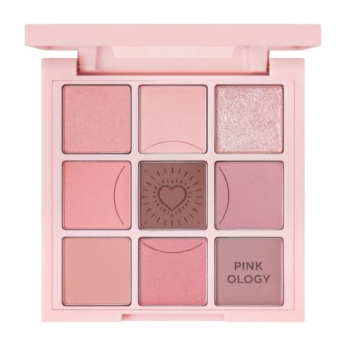 Holika Holika My Fave Mood Eye Palette 03 Pinkology | 9 Shade, Cool Tones, Soft Eye Shadow, K Beauty Pink Eye Makeup #TOP21