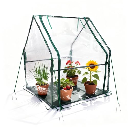 PROWORX Mini Greenhouse 36'x36'x42' Plant Cover Tent Seed Starting Waterproof Floor Mat Small Plant Tent for Use on Patio Balcony Porch & Indoors/Outdoors