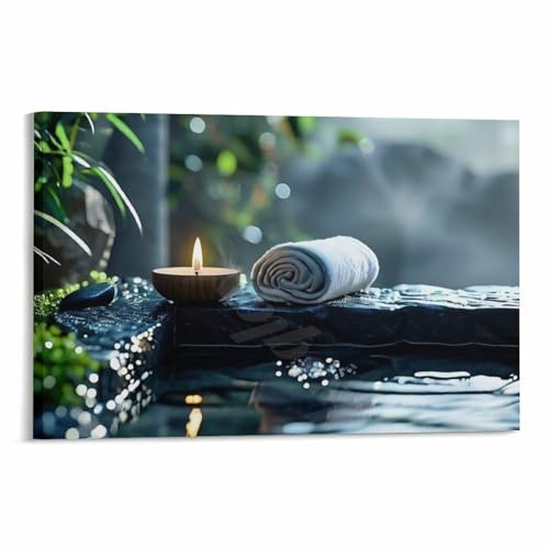 Zen-inspired Spa Poster Beauty Spa Treatment Wall Decor (7) Canvas