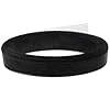 Hard Horsehair Braid Braided Webbing 50 Yards 2 Inch Black Hard Polyester Horsehair Braid for Craft Item and DIY Wedding Decoration
