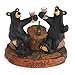DEMDACO Uncorked Black Bear 5 x 6 Hand-cast Resin Figurine Sculpture