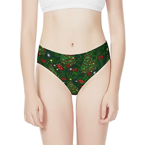 Image of Dellukee Sexy Women Underwear Briefs Breathable Hipster Panty White Alpaca Print