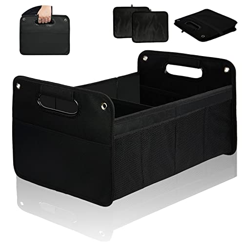 Bajnokou Trunk Storages Organizer For Car Collapsible Vehicle Cargo Suv Sedan Foldable Waterproof Trunk Storage Organizer Groceries For Women And Men #TOP7