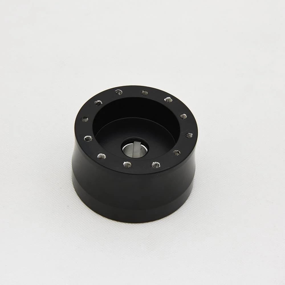 Marine Boat Steering Wheel Hub Adapter Keyed 3/4 Inch Teleflex TFLEX 6 Bolts Black