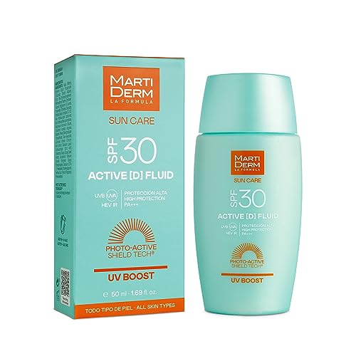 Active (D) Płyn do twarzy SPF30 50ml Sun Care Wszystkie rodzaje skóry Martiderm