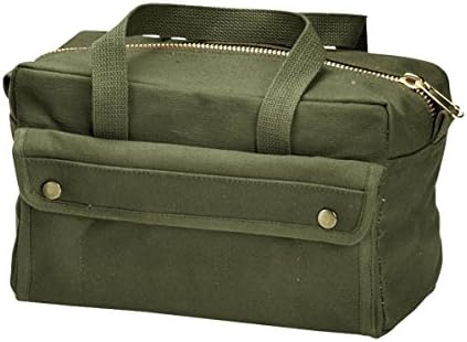 Rothco G.I. Type Mechanics Tool Bag With Brass Zipper, Olive Drab