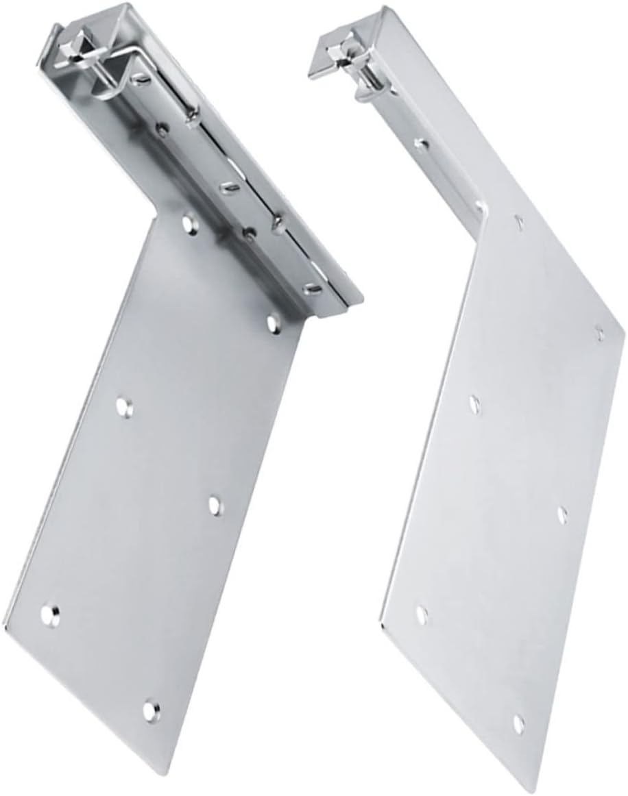 Mikikit Sturdy Cabinet Hanging Brackets Detachable Hinges for Kitchen Storage Wall Mount