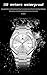 OLEVS Silver Watches for Male Business Dress Analog Watch Stainless Steel Waterproof Luminous Casual Wrist Watch Reloj para Hombre