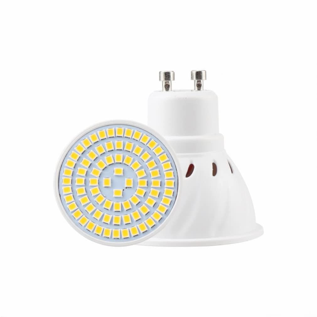 4 unids/Lote E27 E14 MR16 GU10 Bombilla LED 220V Foco de lámpara LED 48 60 80LED iluminación de araña