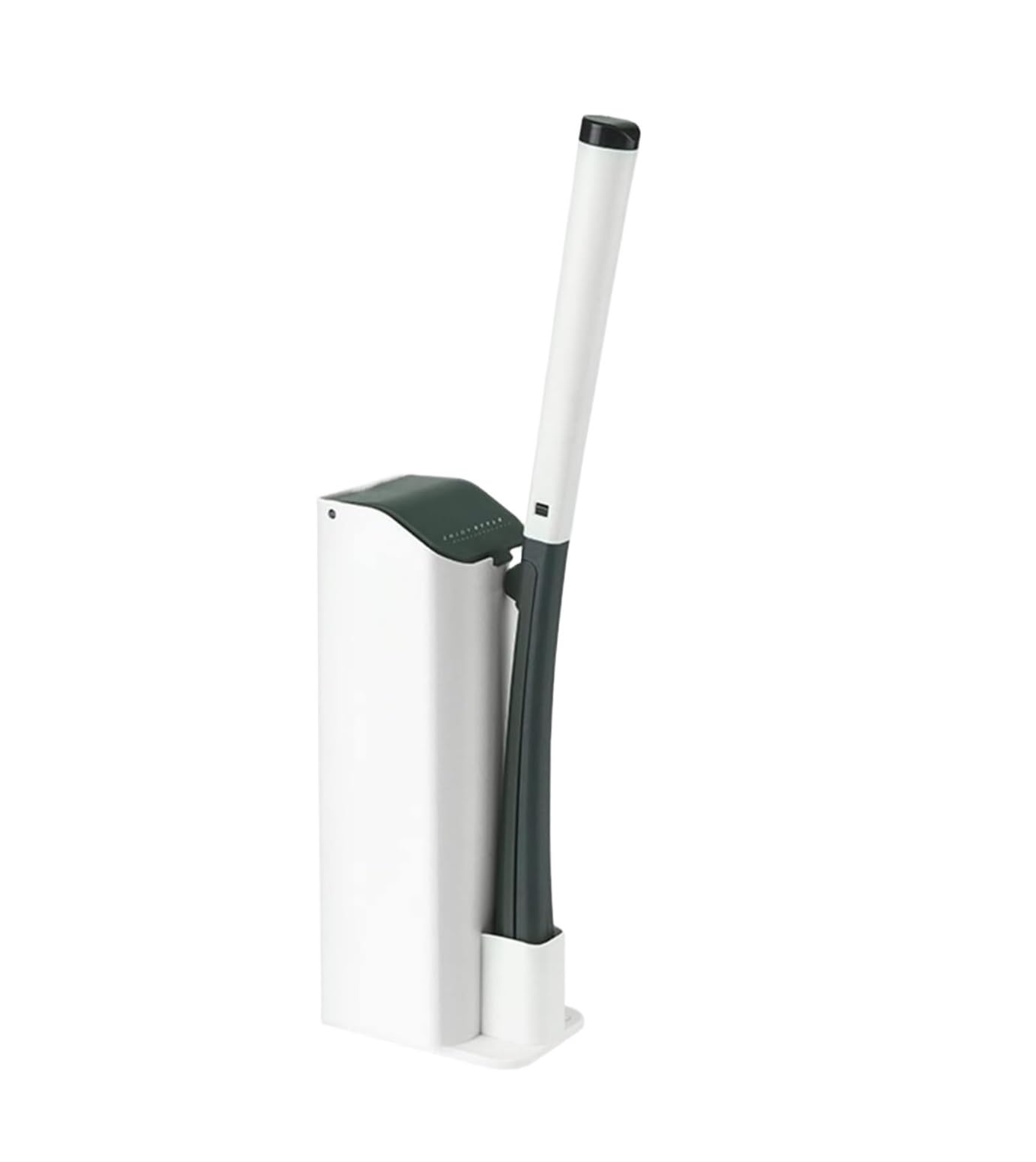Set di spazzole per WC USA e Getta - Detergente per Il Bagno con Manico Lungo, Strumento per la Pulizia degli Angoli, Testine di Ricambio e stantuffo per Una Facile Manutenzione della Toilette