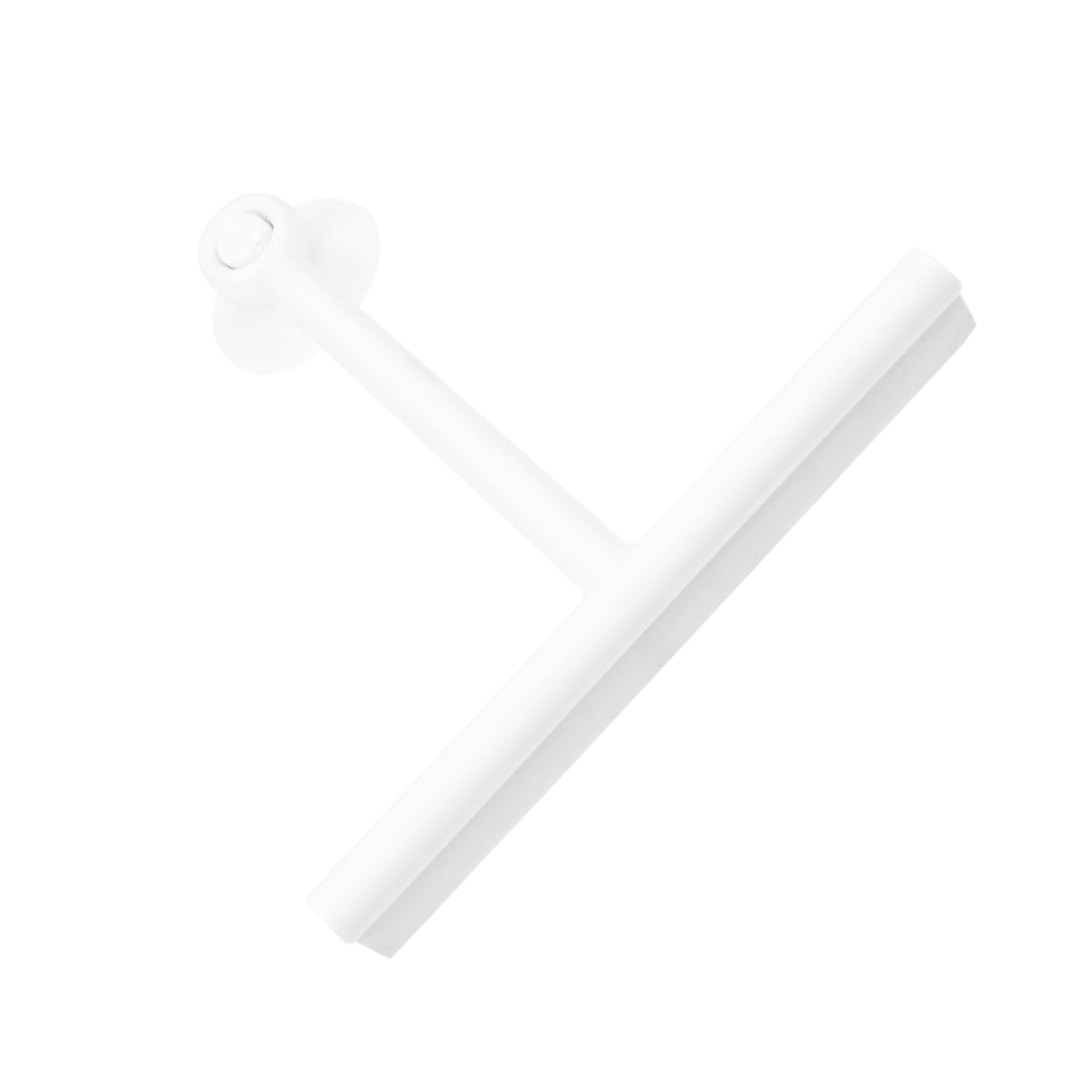 CALLARON Home Glass Cleaning Wiper with Suction Discs Ergonomic Shaped Design for Easy Water Mark Removal Mirrors Windows and Shower Doors Durable Cleaning Utensil for Daily Use