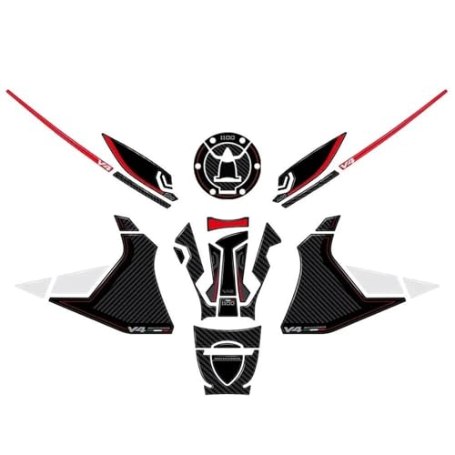 Protection réservoir moto adhésive haut de gamme Multistrada V4