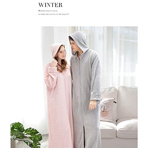 Ropa de dormir pijamas bata de casa CFWSHJ con camisón y túnicas largas de lana para invierno 2