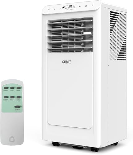 Image of Garvee 8,000 BTU Portable Air Conditioner, 3-in-1 Portable AC Unit with Cool, Dehumidifier & Fan Modes, Covers Rooms up to 350 sq.ft, Sleep Mode, Remote Control, Timer & Full Window Kit