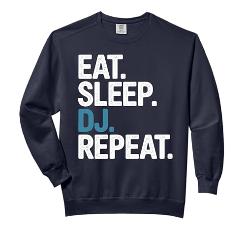 Women Music Producer Disc Jockey Lover Dj Comfort Colors Adult Sweatshirt