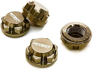 Integy RC Model C27073GREY Billet Machined 17mm Hex Wheel Nuts (4) for Traxxas X-Maxx 4X4