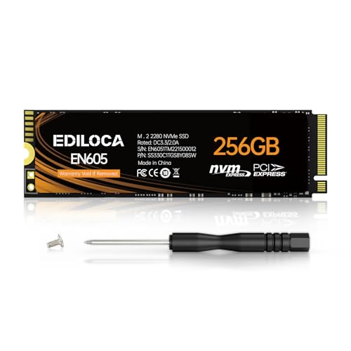 EDILOCA EN605 SSD 256GB PCIe Gen3 超高速
