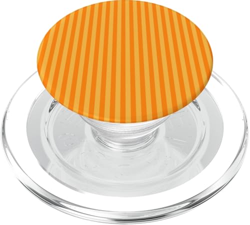 Strisce senza tempo in e motivo a PopSockets PopGrip per MagSafe righe arancione giallo