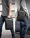 tomtoc Laptop Shoulder Bag Case for 14-inch MacBook Pro M1 Pro/Max A2442 2021, 13-inch MacBook Air/Pro, 12.9 iPad Pro, 12.3-14.4 Surface Pro/Laptop Studio/Book, Premium Cordura Ballistic Nylon Fabric