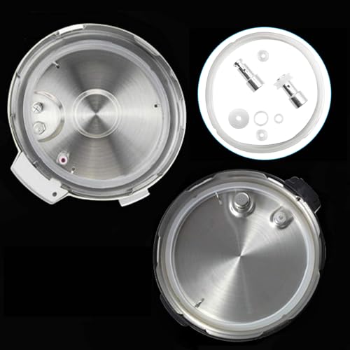 Xjdzineq Juego de juntas de silicona para flotador y juntas, accesorios esenciales, perfecto para ollas a presión eléctricas de 5/6 cuartos de galón - imagen 3