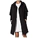 Produktbild Supertong Damen Kapuzenpullover Winter Warm Langarm Hoodie Open Cardigan Einfarbig Große Größen Mit Kapuze Jacke Mantel Casual Lange Fleecemantel Sweatshirt mit Reißverschluss Tasche