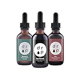 Drop Supplements Organic Trace Minerals Electrolyte Drops, Vitamin D3 Drops and Vitamin B12 2500 mcg