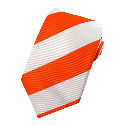 Jacob Alexander Boys' 1-Inch Stripes School Self-Tie Prep Woven Regular Length Neck Tie