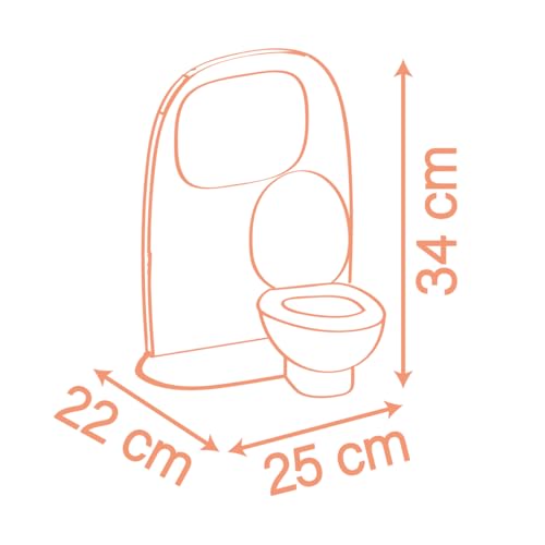 Smoby - Baby Nurse - Toilettes - Nombreux Accessoires - Jouet d'Imitation - Livret Educatif - Matière Recyclée - A Partir de 3 Ans - Fabrication Française