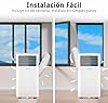 COMFEE Pingüino Aire Acondicionado Portátil 8000 BTU / 2000 Frigorías – Climatizador sin unidad exterior – Enfriador Silencioso Bajo Consumo con Kit de Ventana | 3x1 Refrigera, Ventila y Deshumidifica #5