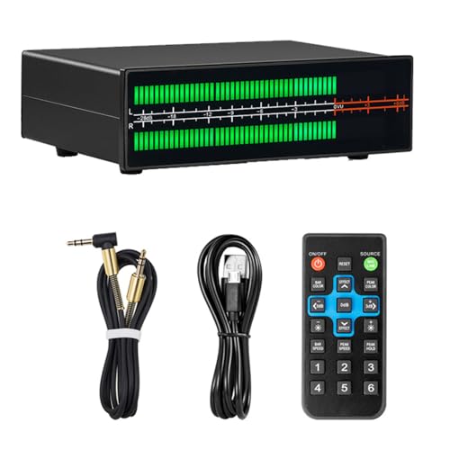 Analizador de espectro de audio de 20 – 20 kHz con luces LED VU56