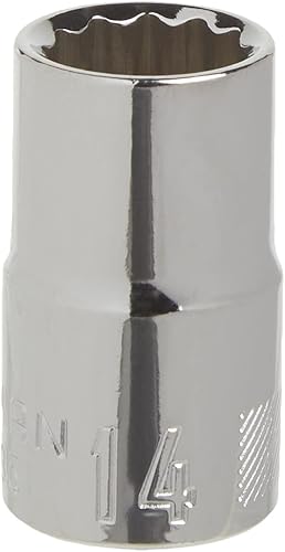 Vista 23 de CRAFTSMAN Llave poco profunda, métrica, accionamiento de 1/2 pulgada, 11mm, 12 puntos (CMMT44229)