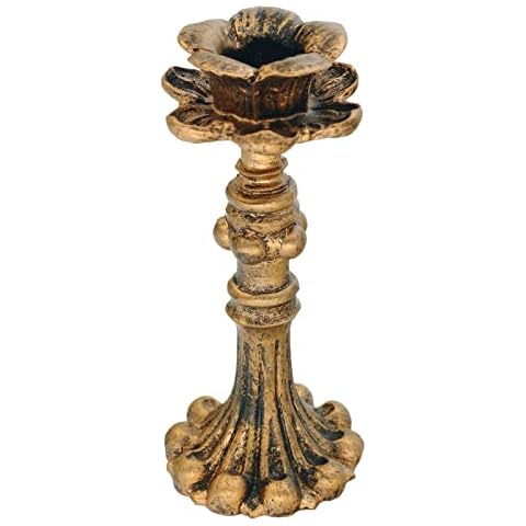 Thindolex Distressed Resin Candlestick Holder Cover