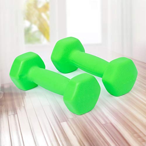 Dumbbell Barbell Gewicht Pair Duurzaam ontwerp Fitness Gym Oefening met anti-slip hand for mannen en vrouwen (Color… - Afbeelding 6