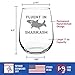 Fluent in Sharkasm - Shark Stemless Wine Glass Gifts for Sarcastic Mom or Dad Joke Experts - Funny Glasses with Sayings for Drinking - Large 17 Ounce
