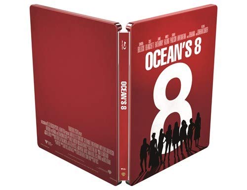 Oceans 8 Steelbook Bluray+Digital Download 2018 Exclusive UK Limited Edition Steelbook Blu-ray Region Free Available Now!!!